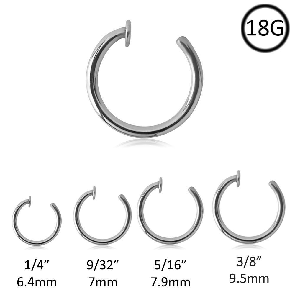 Gauge Nose Ring Chart