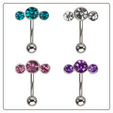 **BLOW OUT SALE** 316L Surgical Steel Navel Belly Button Ring Round Balls 14G