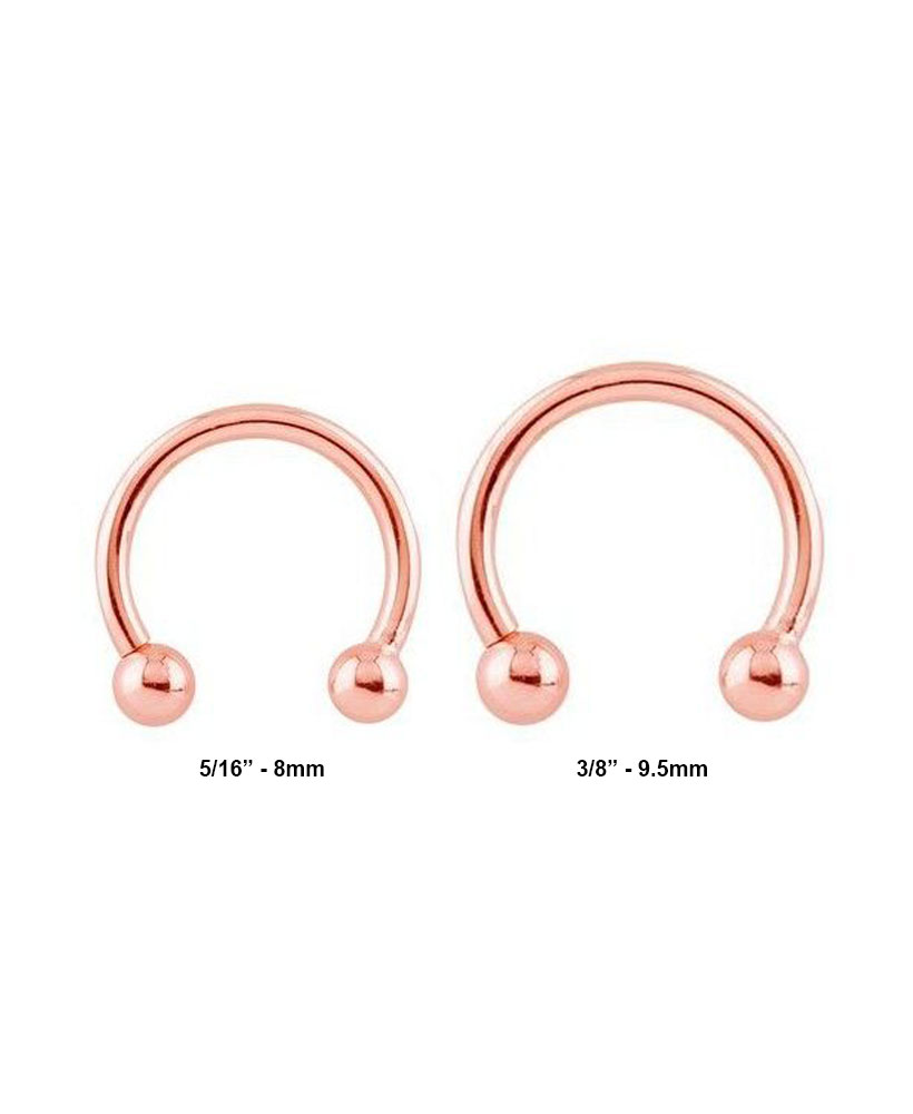 Horseshoe Earring Size Chart