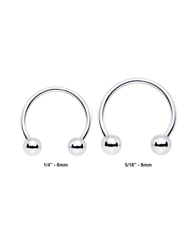 Horseshoe Earring Size Chart