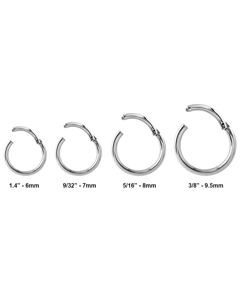 Septum Clicker Size Chart