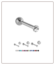 316L Surgical Steel Ear Cartilage Tragus Helix Stud Jewelry 18G