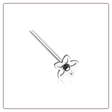 316L Surgical Steel Flower Nose Stud Choose Your Style 20G