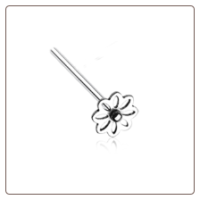 316L Surgical Steel Daisy Flower Nose Stud Choose Your Style 20G
