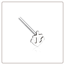 316L Surgical Steel Anchor Nose Stud Choose Your Style 20G