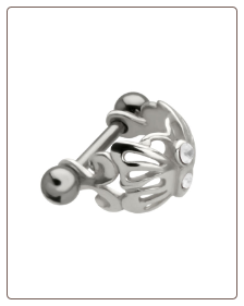 316L Surgical Steel Ear Cartilage Cuff Helix Shield Jewelry Butterfly 16G
