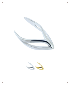 925 Sterling Silver or Gold Plated Fake Ear Cuff Shield Clip On Non Piercing Hoop Chevron Tribal