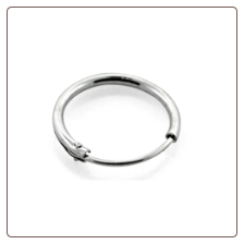 Nose Ring 925 Sterling Silver 1/4" 22G