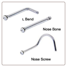 **BLOW OUT SALE** 316L Surgical Steel Nose Screw Micro 1mm Clear Gem -Choose Your Style 20G