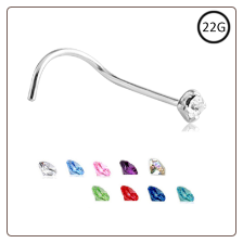 925 Sterling Silver Nose Screw Micro 1.5mm 22G