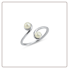 **BLOW OUT SALE** 925 Sterling Silver Pearl Toe Ring