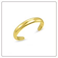 10KT Yellow Gold Toe Ring Band