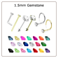 Custom Design Your 1.5mm Nose Jewelry