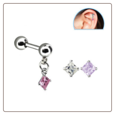 **BLOW OUT SALE** Ear Cartilage Helix Tragus Jewelry 3mm Diamond CZ 16G