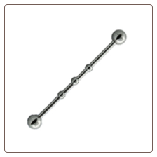 **BLOW OUT SALE** Ear Cartilage Industrial Scaffold Barbell -Choose Your Size 14G
